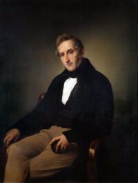 Alessandro Manzoni - 1841 - Porträt von Francesco Hayez